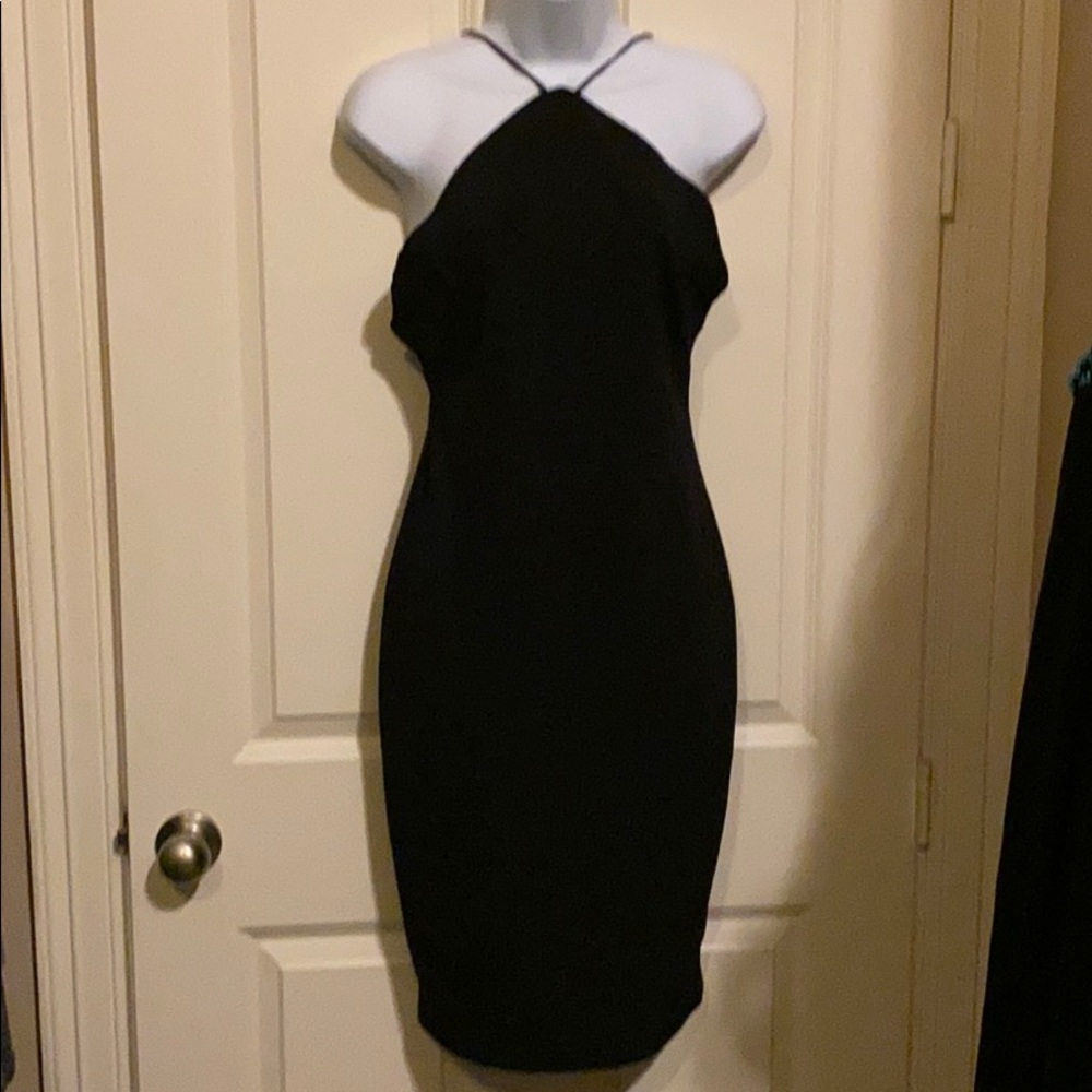 Black cocktail dress